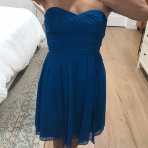 J Crew Taryn silk chiffon bridesmaid dress